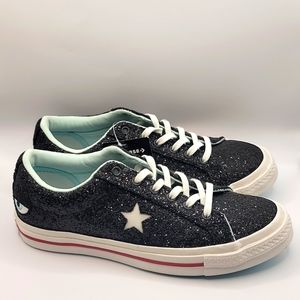 NWT Chiara Ferragni Glitter Converse